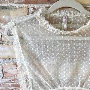 • Free People Sheer Shirt •